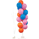 Decoração De Festa Suporte Para Mesa Chão 18 Balões Bexigas
