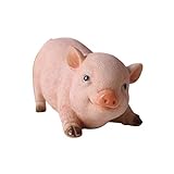 Decoração De Mesa Rústica Estátua De Animal Animais Enfeite De Porco Boa Sorte Escultura Resina Estátua Porco Escultura De Porco Decoração De Mesa Ao Ar Livre Modelo Miniatura