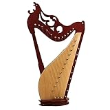 Decoração De Mini Instrumentos Musicais Ornamentos De Decoração De Instrumentos Musicais Nacionais Clássicos Modelo De Harpa Em Miniatura Feitos À Mão Color 20cm 