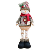 Decoração De Natal Boneco De Neve Rena Papai Noel 48cm 1pç