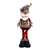 Decoração De Natal bonecos Grandes Luxo Camurça Importados