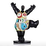 Decoração Energética Academia Mulher Gorda Escultura De Fibra De Vidro Modelagem Exagerativa Casa Mesa Quarto Prateleira De Livros Decorativo Ornamento Escultura
