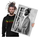 Decoração Quadro Reggae Jah Rastafari Poster