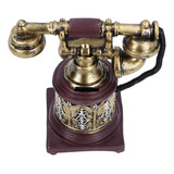 Decoração Vintage Modelo De Telefone Decorativo Retrô Está