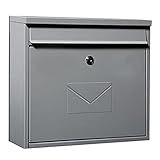 Decorações Caixa De Correio De Aço Inoxidável Caixas De Correio Externas Caixa De Correio De Montagem Em Parede Grande Capacidade Travamento Clássico Ao Ar Livre Casa Jardim Decoração Caixa De Correio