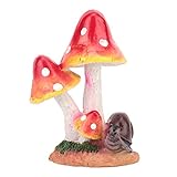 Decorações De Gramado De Cogumelos De Animais Fofos Ornamentos De Pátio De Jardins Amplamente Utilizados Em Móveis De Loja De Casa Jardim De Infância Empresa Decoração De Hotel Caracol Vermelho 