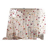 Decorações Toalha De Mesa De Renda Bordada Floral Colorful