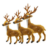 Decorao Natal 3 Família Rena Alce Para Apartamento Mar u 