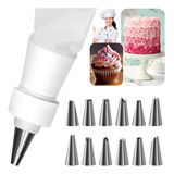 Decorar Bolo Cup Cake Torta Bisnaga Com 12 Bicos Confeitar