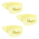 Dedeira Violão Viola Caip Celuloid Creme Dunlop Kit 3 Un