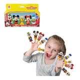 Dedoche Fantoche De Dedo De Vinil Turma Do Mickey Disney