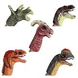 Dedoches Dinossauros Infantil Fantoche Brinquedo Tiranossauro
