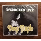Deep Purple Live In Stockholm 1970 Cd 2014 Produzido Por Earmusic Inclui Faixas Adicionais