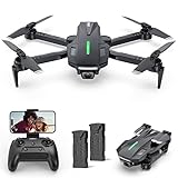 DEERC Drone With Camera D70 Drones With Camera For Adults 720P HD RC Quadcopter For Beginners With 2 Batteries Kids Toy Easy To Play Auto Hover Voice Control APP Control 3D Flips