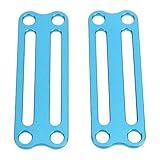 Deevoka 2Pcs Corrediças De Cinto De Peso Fivelas De Fixação De Cinto Lateral De Arnês Fixadores De Engrenagem Snap Harness Band Weight Belt Keepers Para Azul