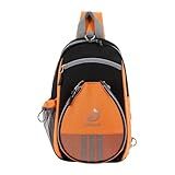 Deevoka Capa Para Raquete De Tênis De Mesa Bolsa Organizadora Para Raquete De Tênis De Mesa Bolsa De Peito Para Lazer Ao Ar Livre Preto
