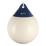 Defensa Em Pvc Branca azul Modelo A4 53 X 64cm