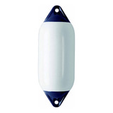 Defensa F2 Seaform Em Pvc 61 X 20 3cm Branca Barco Lancha