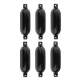 Defensa Inflável Preta G3 14 X 51cm Lancha Barco Kit 6