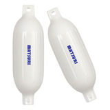 Defensa Náutica G4 16x 58 Cm Branca Inflável Barco 2 Un
