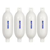 Defensa Náutica G4 16x 58 Cm Branca Inflável Barco 4 Un