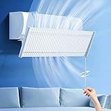 Defletor Ajustável Defletor De Ar Condicionado Defletor De Ar De Confinamento Dobrável Ajustável Saída De Ar Resfriado A Ar Defletor Direção Do Vento Telescópico Metal