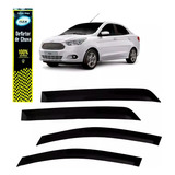 Defletor Calha De Chuva Ford Ka Sedan 2014 E 2015 4 Portas