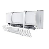 Defletor De Ar Condicionado Split Ajustável 56cm A 90cm - Ajuste De ângulo 180 Graus