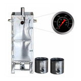 Defumador Caseiro Inox 80x30 Com 2 Balde Serragem
