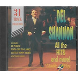 del shannon -del shannon Cd Del Shannon All The Hits And More Lacrado