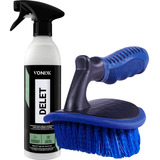 Delet Vonixx Limpa Borracha Plástico Limpador Escova Pneu