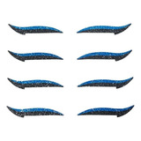 Delineador Adesivo Auto Colante Prático Preto E Colorido Cor Azul E Preto