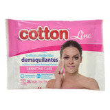 Demaquilante Toalha Umedecida Sensitive Care Cotton 24 Unid 
