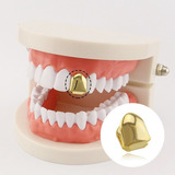 Dente De Ouro Único Banhado Capa Grillz Hip hop