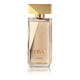 Deo Colônia Diva 100ml embalagem Nova Eudora