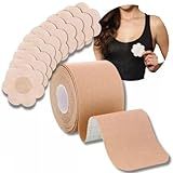 Departament Store Kit 2 Fita Adesiva Para Seios - Faixa Boob Tape De Sustentação -20 Protetor De Mamilo
