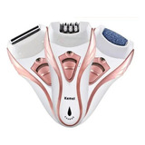 Depilador Elétrico Feminino Kemei 3x1 Pelos Corpo Lixa O Pé