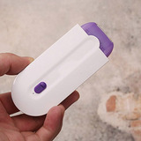 Depilador Recarregável Pelos Aparador Tipo Laser Indolor Top Cor Roxo 110v 220v