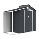 Depósito De Aço Para Jardim 229x292x129 Cm Importado