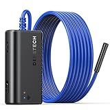 DEPSTECH Endoscópio Sem Fio IP67 à Prova D água WiFi Inspeção Boroscópica 2 0 Megapixels HD Câmera Cobra Para Smartphone Android E IOS IPhone Samsung Tablet Azul 3 5 M 