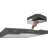 Depurador E Exaustor De Ar Suggar Slim 80cm 3 Vel Titanium