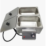 Derretedeira Banho Maria Chocolate Inox 2 Cubas 2 5 Kg 220v
