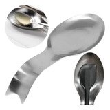 Descanso Apoio Colher Talher Aço Inox Longo 26x9 5 Cm