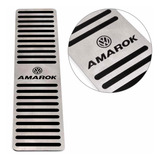 Descanso Apoio Pé Aço Inox Baixo Relevo Preto Amarok 11 20