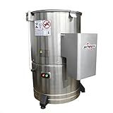 Descascador De Batatas Skymsen 10Kg Inox 1 2CV 200Kg H Mod DB 10 Inox 220V
