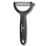 Descascador De Frutas E Legumes Suíço Victorinox Preto Lâmina Serrilhada