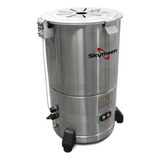 Descascador Inox 6kg Discos Abrasivos Alho Batata Cebola