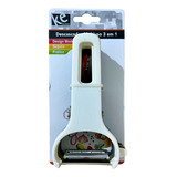 Descascador Legume Vegetais 3 Lâminas Corte Julienne Tiras