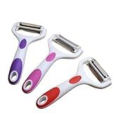 Descascador Multifuncional De Legumes E Frutas 3 Em 1 Roxo