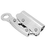 Descensor De Escalada Com Proteção Anti Queda Braçadeira Descendente De Parada De Liga De Aço De Alta Resistência Com Design De Furo Redondo Ideal Para Resgate De Incêndio 